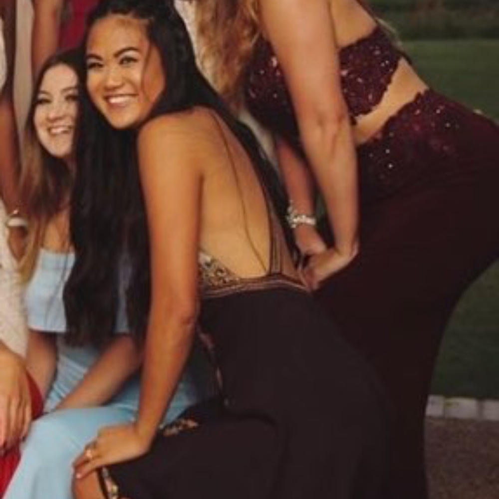 Faviana Two-Piece Prom Dress - Picture 3 of 4